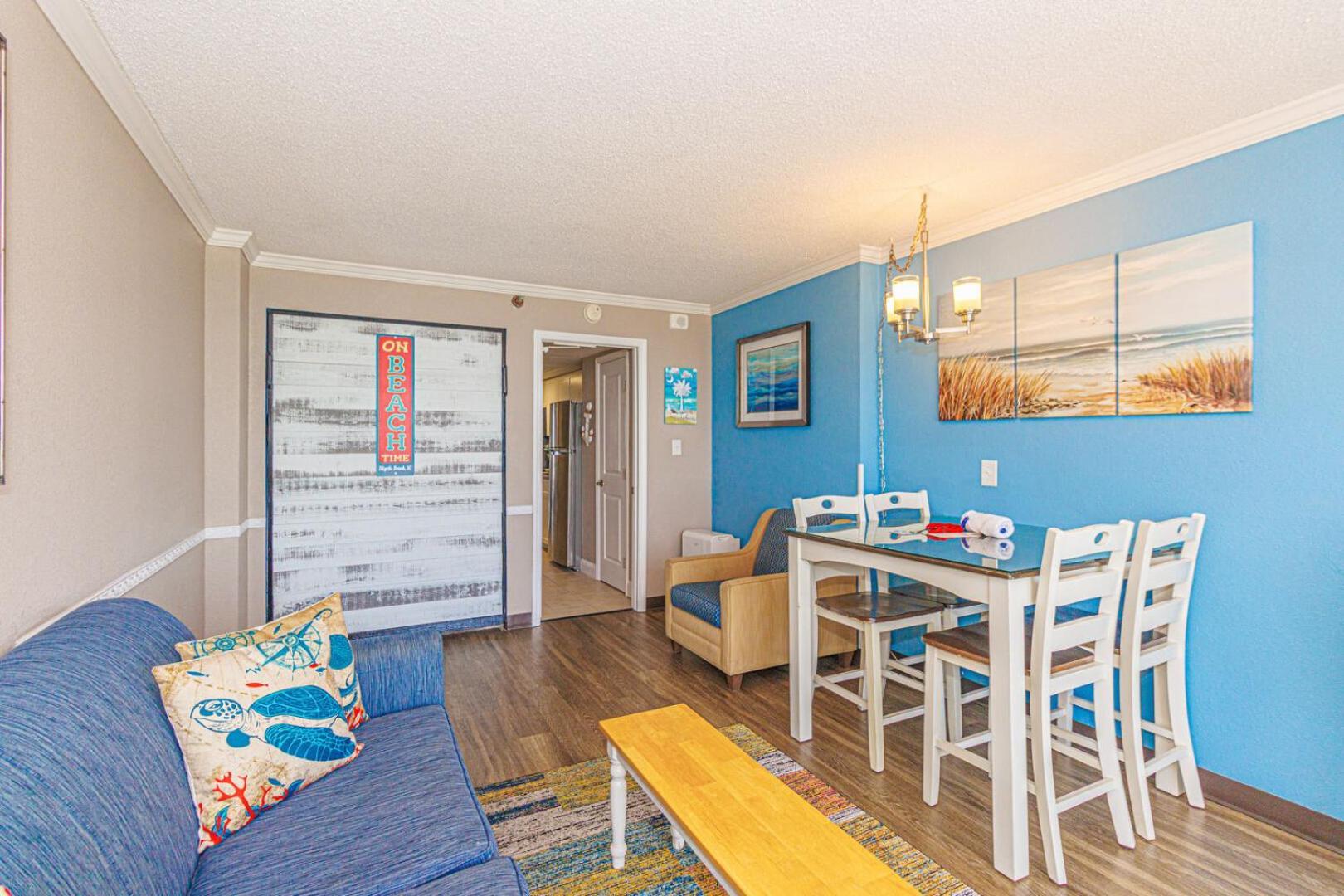 Oceanfront 1 Bedroom Suite With Beautiful Decor And Accents Caravelle Resort 1039 Sleeps 6 Guests Myrtle Beach Zewnętrze zdjęcie