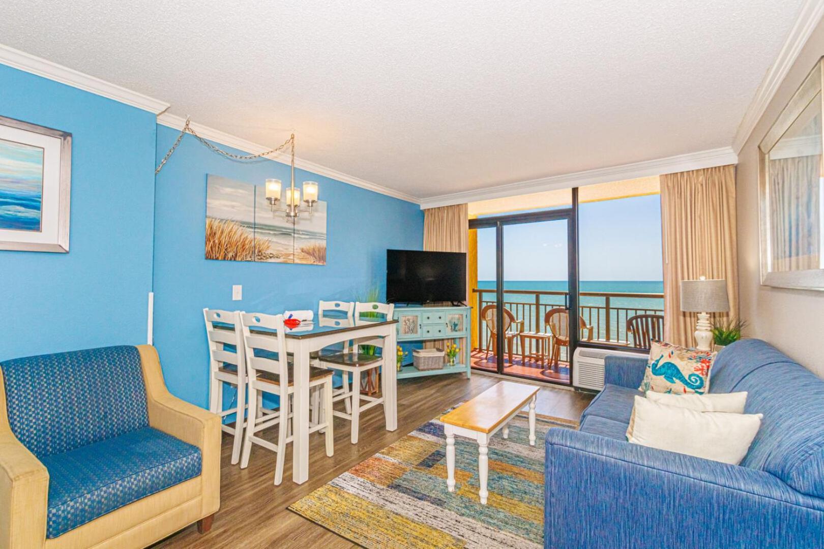Oceanfront 1 Bedroom Suite With Beautiful Decor And Accents Caravelle Resort 1039 Sleeps 6 Guests Myrtle Beach Zewnętrze zdjęcie